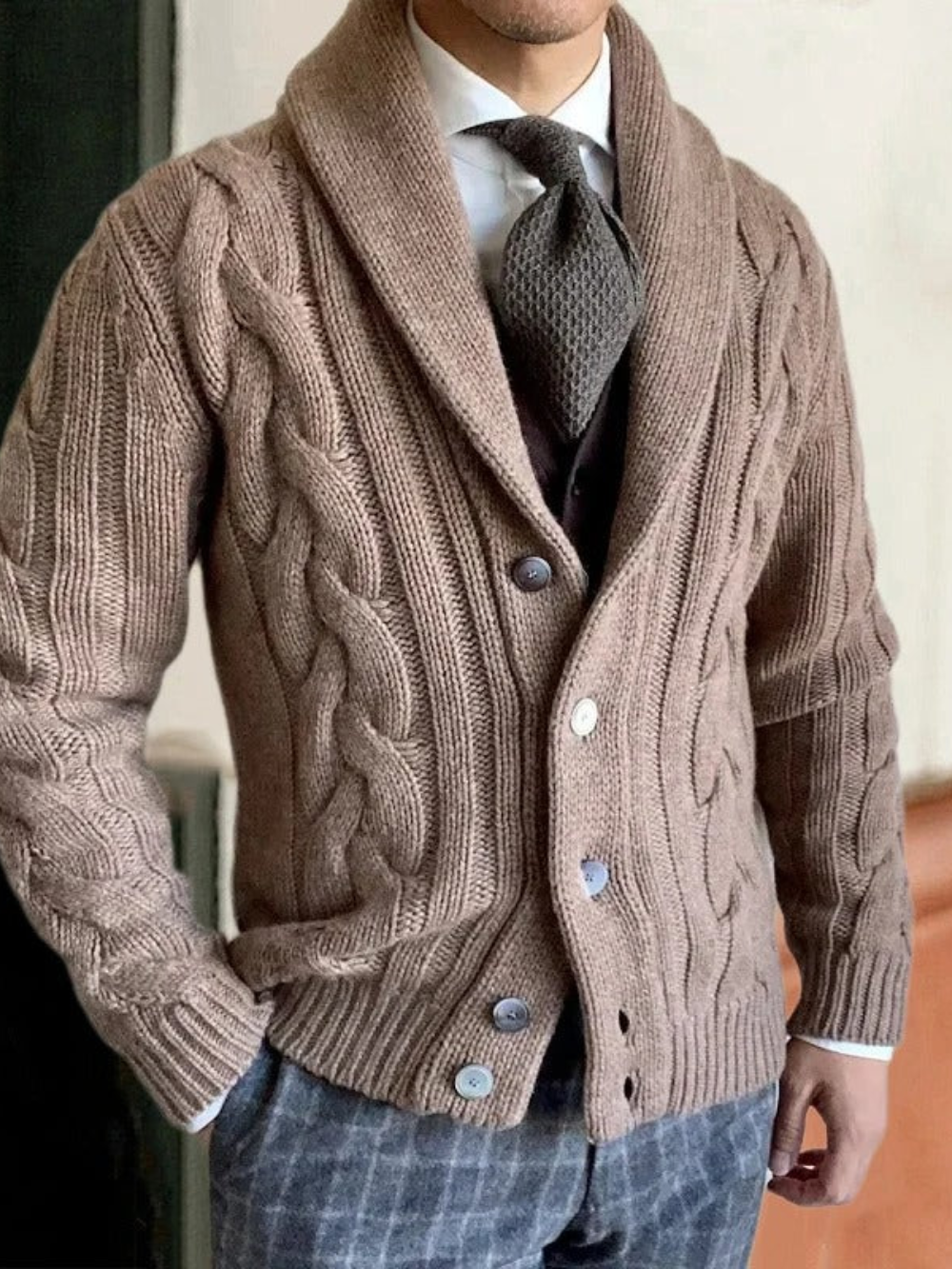 VALDIVIA | CÁRDIGAN DE PUNTO GRUESO | ESTILO Y CALIDEZ