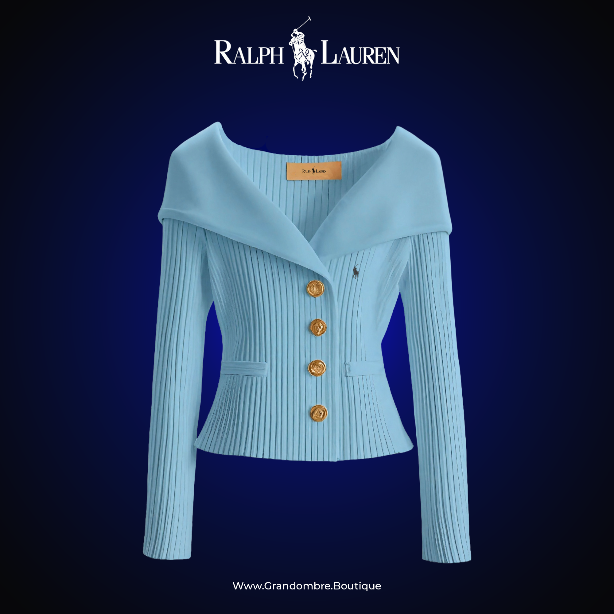 ᏒᎪᏞᏢᎻ ᏞᎪՍᏒЕΝ - Cardigan «Polo Chic» para mujer